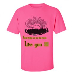 Unisex Ultra Cotton Safety Neon Crewneck Tee