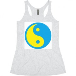 Ladies Slim Fit Super Soft Racerback Triblend Tank