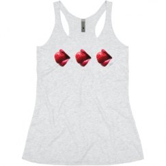 Ladies Slim Fit Super Soft Racerback Triblend Tank