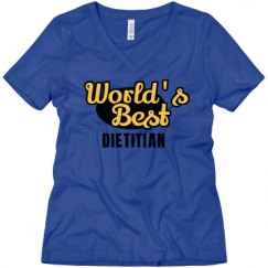 Ladies Relaxed Fit V-Neck Tee