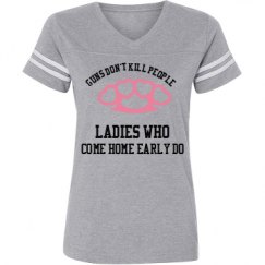 Ladies Relaxed Fit Vintage Sports Tee