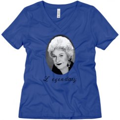 Ladies Relaxed Fit V-Neck Tee