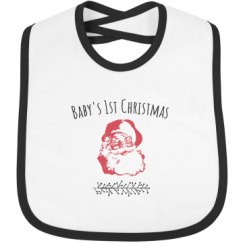 Infant Contrast Trim Bib