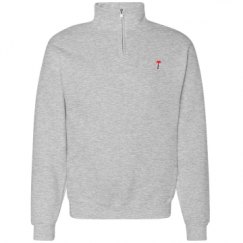 Unisex Cadet Collar Sweatshirt