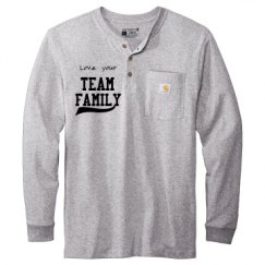 Unisex Carhartt Long Sleeve Henley Tee 