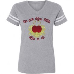 Ladies Relaxed Fit Vintage Sports Tee