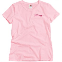 Ladies Semi-Fitted Relaxed Fit Basic Tee