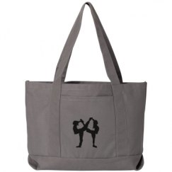 Seaside Cotton Canvas Pigment-Dyed Boat Tote Bag