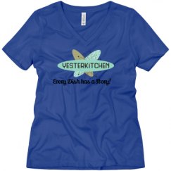 Ladies Relaxed Fit V-Neck Tee