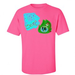 Unisex Ultra Cotton Safety Neon Crewneck Tee