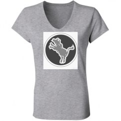 Ladies Slim Fit V-Neck Jersey Tee