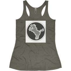 Ladies Slim Fit Super Soft Racerback Triblend Tank