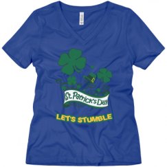 Ladies Relaxed Fit V-Neck Tee