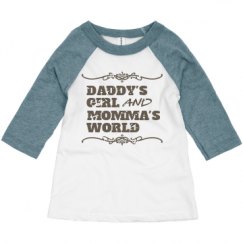 Toddler 3/4 Sleeve Raglan Tee