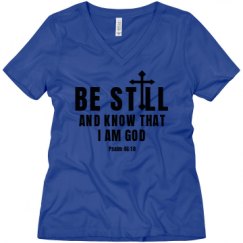 Ladies Relaxed Fit V-Neck Tee