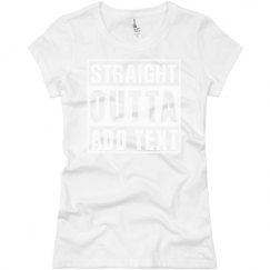 Ladies Slim Fit Basic Promo Jersey Tee