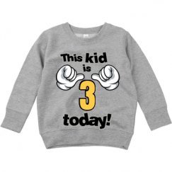 Toddler Crewneck Basic Promo Sweatshirt