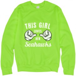 Unisex Neon Crewneck Sweatshirt