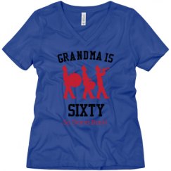 Ladies Relaxed Fit V-Neck Tee