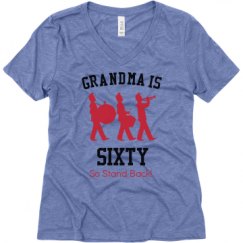 Ladies Relaxed Fit Super Soft Triblend V-Neck Tee