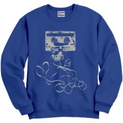 Unisex Film and Foil Crewneck Sweatshirt