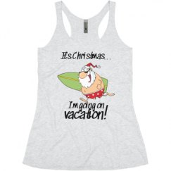 Ladies Slim Fit Super Soft Racerback Triblend Tank