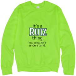 Unisex Neon Crewneck Sweatshirt