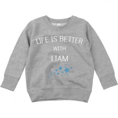 Toddler Crewneck Basic Promo Sweatshirt