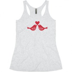 Ladies Slim Fit Super Soft Racerback Triblend Tank