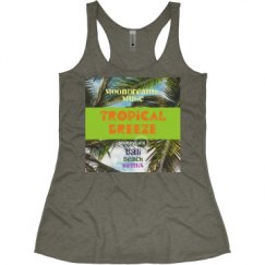 Ladies Slim Fit Super Soft Racerback Triblend Tank