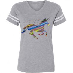 Ladies Relaxed Fit Vintage Sports Tee