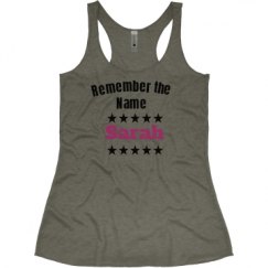 Ladies Slim Fit Super Soft Racerback Triblend Tank