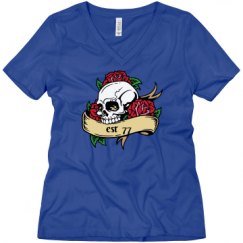 Ladies Relaxed Fit V-Neck Tee