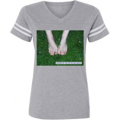 Ladies Relaxed Fit Vintage Sports Tee