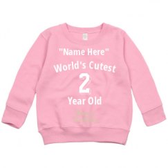 Toddler Crewneck Basic Promo Sweatshirt