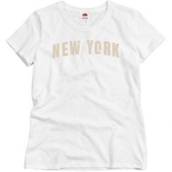 Ladies Semi-Fitted Relaxed Fit Basic Promo Tee