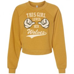 Women's Raglan Pullover Fleece