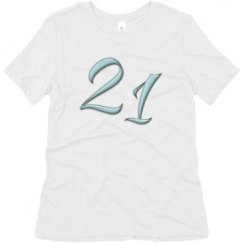 Ladies Relaxed Fit Super Soft Triblend Tee