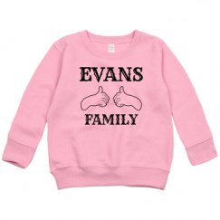 Toddler Crewneck Basic Promo Sweatshirt