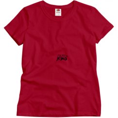 Ladies Semi-Fitted Relaxed Fit Basic Tee