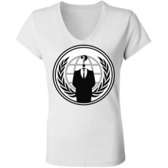 Ladies Slim Fit V-Neck Jersey Tee