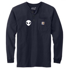 Unisex Carhartt Long Sleeve Henley Tee 