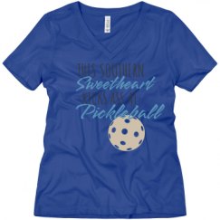 Ladies Relaxed Fit V-Neck Tee