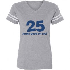 Ladies Relaxed Fit Vintage Sports Tee