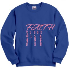 Unisex Film and Foil Crewneck Sweatshirt