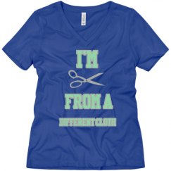 Ladies Relaxed Fit V-Neck Tee