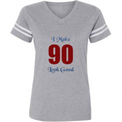 Ladies Relaxed Fit Vintage Sports Tee