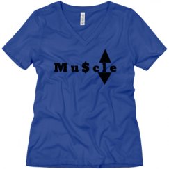 Ladies Relaxed Fit V-Neck Tee