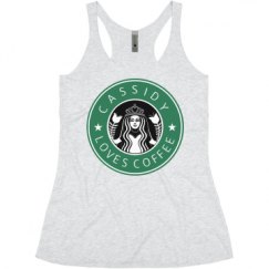 Ladies Slim Fit Super Soft Racerback Triblend Tank