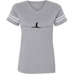 Ladies Relaxed Fit Vintage Sports Tee